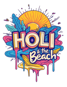 holi and the beach los angeles logo